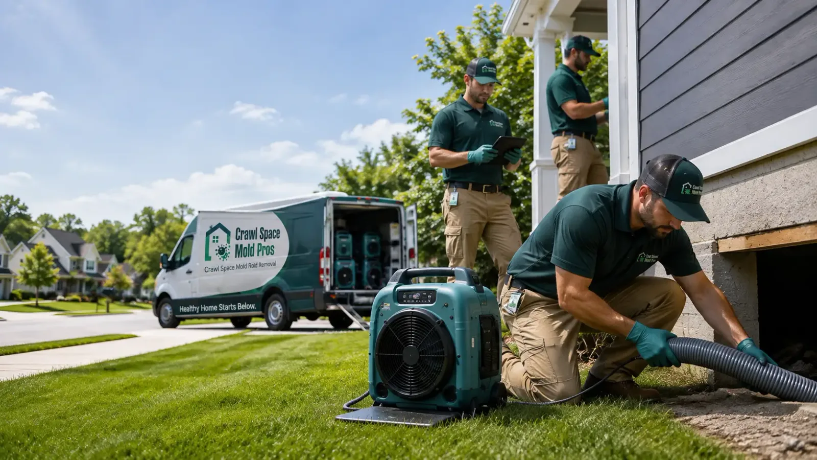 Crawl Space Mold Removal in Waubun, MN